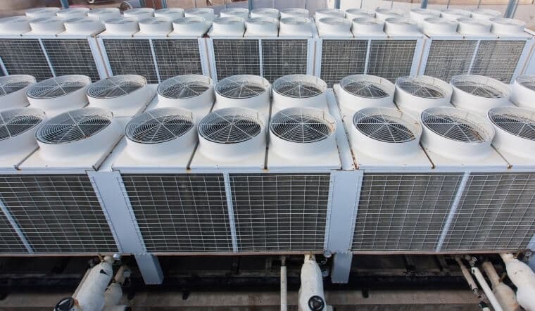 Industriële buitenopstelling